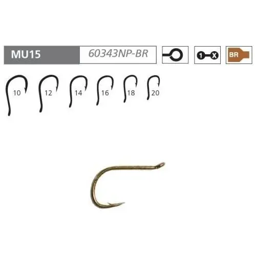 Carlig Out-Turned Eyed Feeder MU15Nr.16