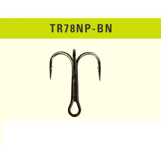 Carlig Round Bend Treble Hook 6buc Nr. 6