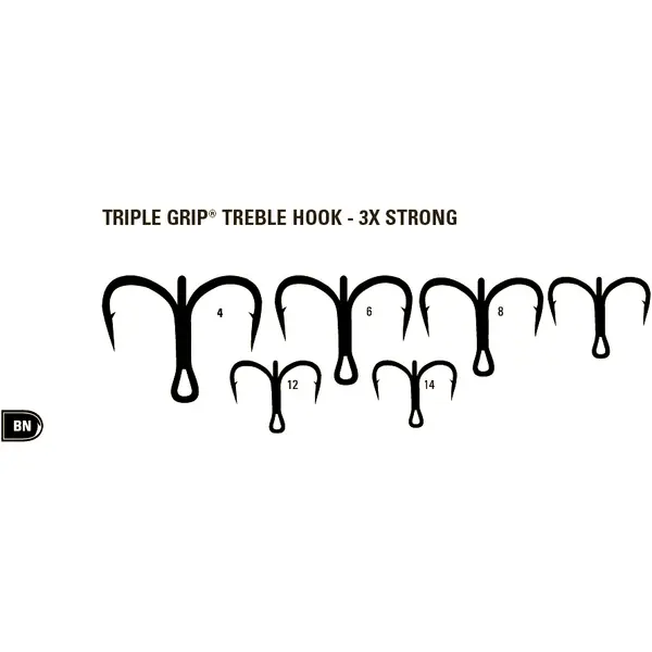 Carlig Ultrapoint KVD Triple Grip 5buc Nr. 4