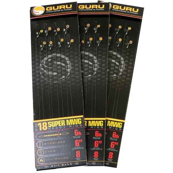 Carlige legate Banded Ready Rigs nr.16 0.19mm 15cm 8buc