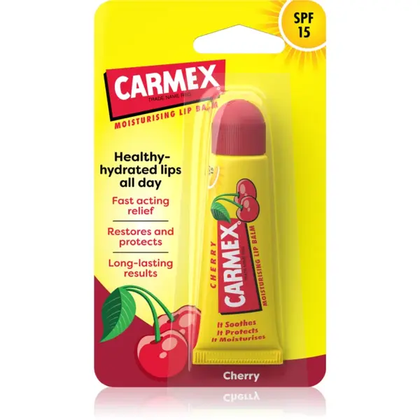 Carmex Cherry balsam de buze într-un tub SPF 15 10 g