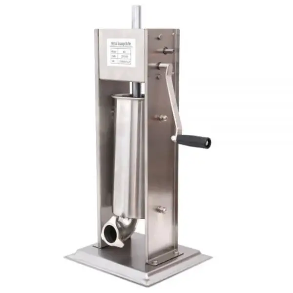 Carnatar Profesional Inox 100%, Masina de Umplut Carnati VNS-S7, 7 kg, 4 Palnii de Umplere din inox