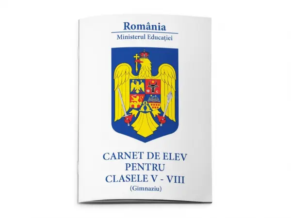 Carnet de elev pentru clasele V-VIII