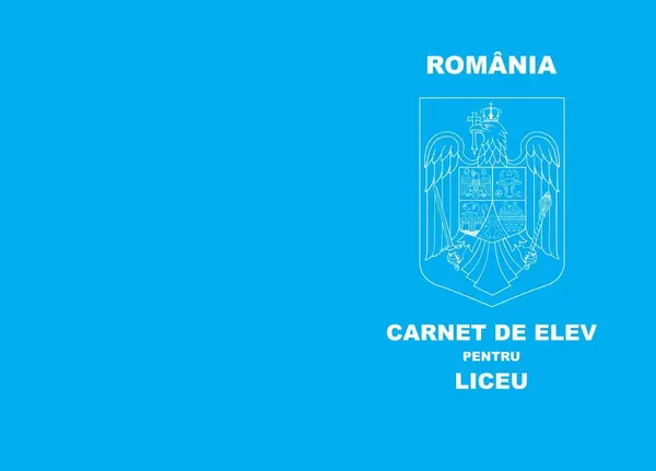 Carnet de elev pentru învățământul liceal A6 copertă colorată Carnet de elev pentru învățământul liceal A6 copertă colorată