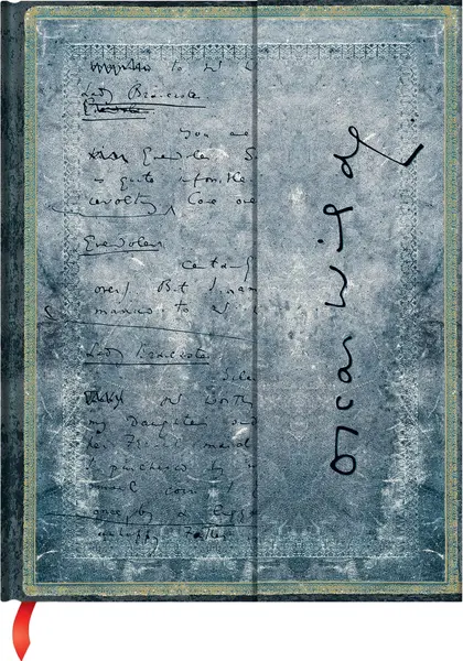 Carnețel Paperblanks Wilde - 13 x 18 cm, 72 de coli de hârtie, cu linii largi