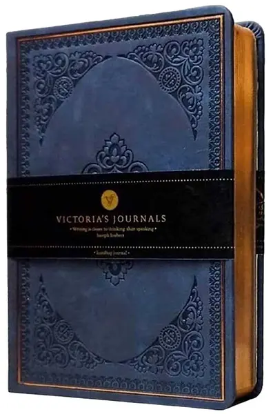 Carnețel Victoria's Journals Old Book - В6, albastru inchis