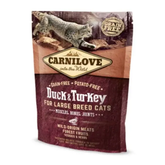 Carnilove Duck Turkey Large Breed Cats 400 g