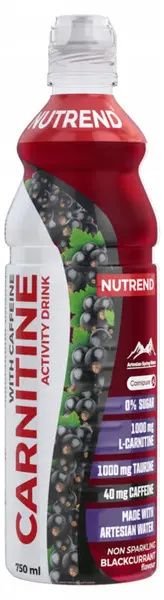 Carnitine Activity Drink + Caffeine, coacăze negre, 750 ml, Nutrend