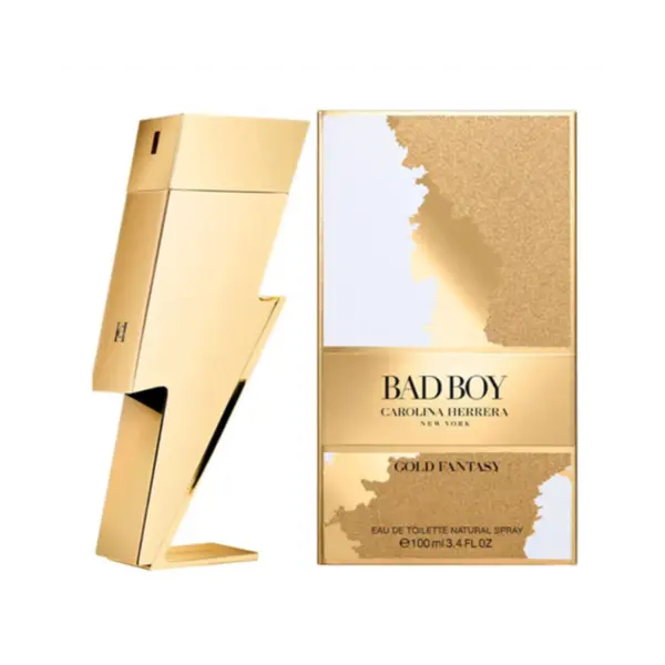Carolina Herrera Bad Boy Gold Fantasy Eau de Toilette pentru bărbați EDT Volum 100 ml