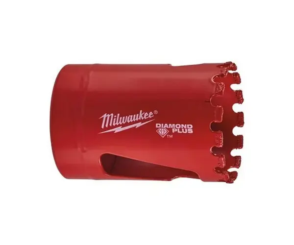 Carota diamantata Milwaukee Diamond Plus pentru placi ceramice, 35mm, gaurire umeda sau uscata, 49565625