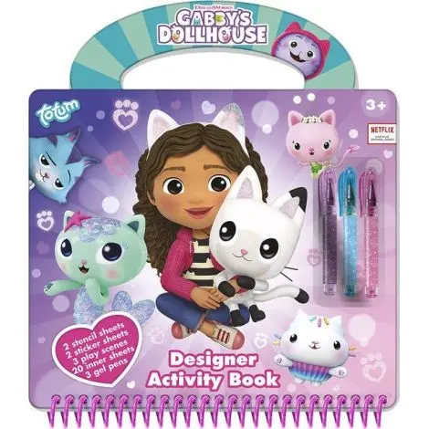 Carte cu activitati creative, Gabby s Dollhouse