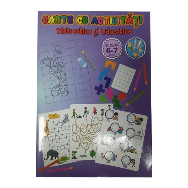 Carte cu activitati, distractive si educative, Daco