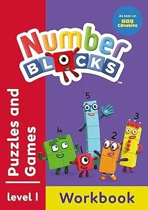 Carte cu activitati Numberblocks - Jocuri puzzle-uri
