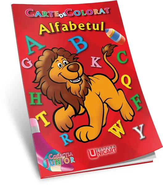 Carte de colorat B5 16file Alfabetul