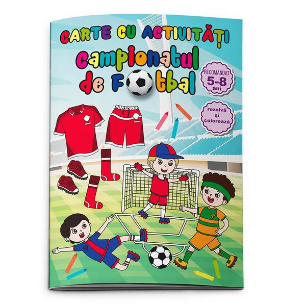 Carte de colorat Campionatul de fotbal, Daco