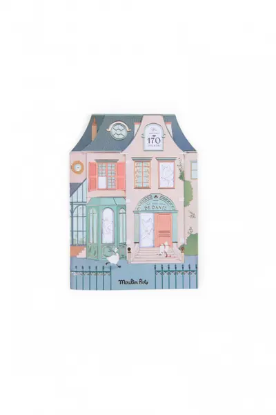 Carte de colorat cu abtibilduri, Mica scoala de dans, Moulin Roty