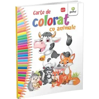 Carte de colorat cu animale/***