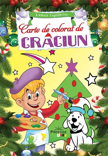Carte de colorat de Craciun