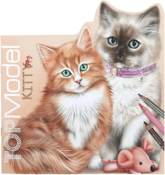 Carte de colorat Depesche TopModel - Kitty