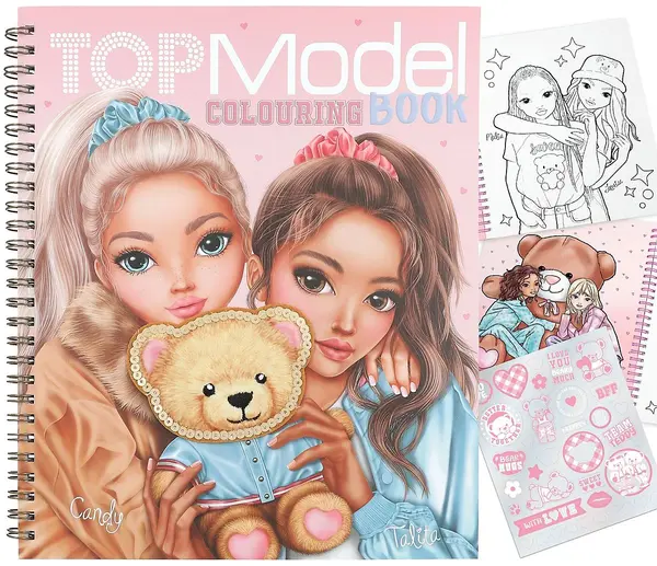 Carte de colorat Depesche TopModel - Team Teddy