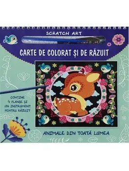 Carte de colorat si de razuit. Animale din toata lumea/***