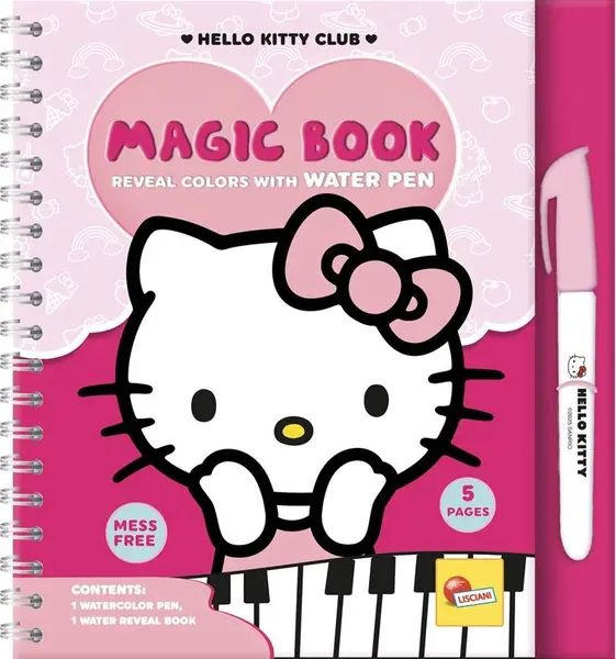Carte de desen cu apă Lisciani Hello Kitty - Hello Kitty Club