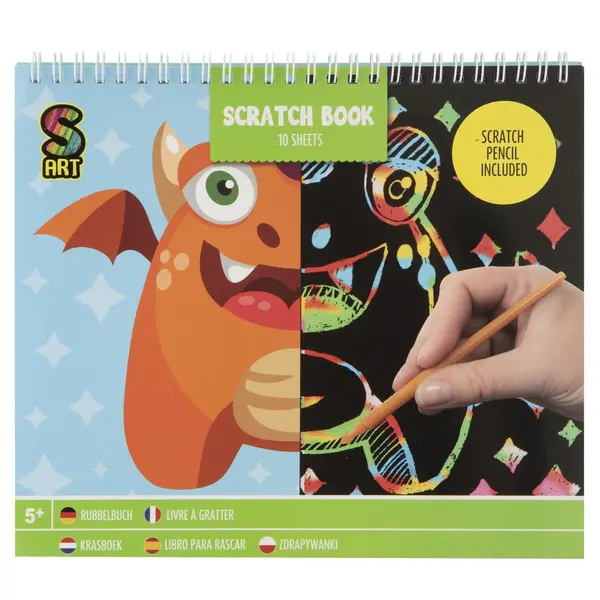 Carte de razuit Grafix, Scratch, 10 pagini