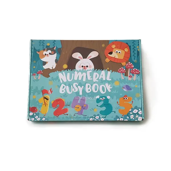 Carte educativa reutilizabila Busy Book - Numere si invatare timpurie
