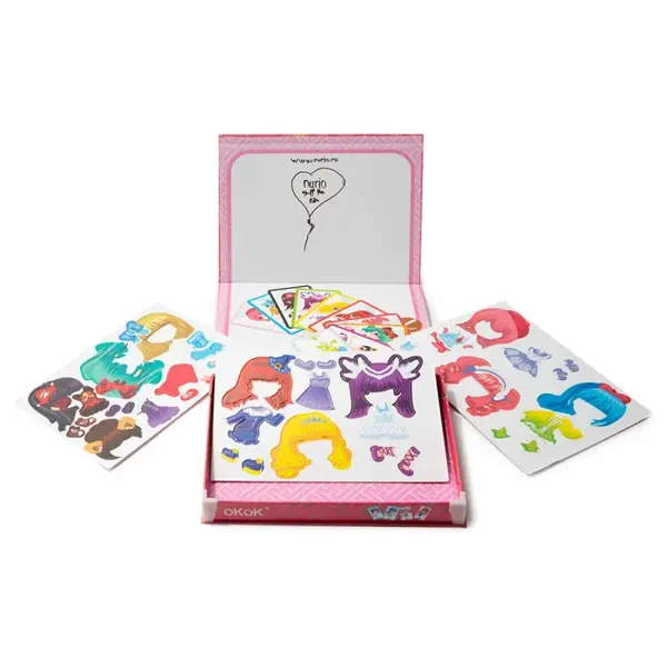 Carte Magnetica cu Carduri si Puzzle - Tinute Vestimentare - Nurio