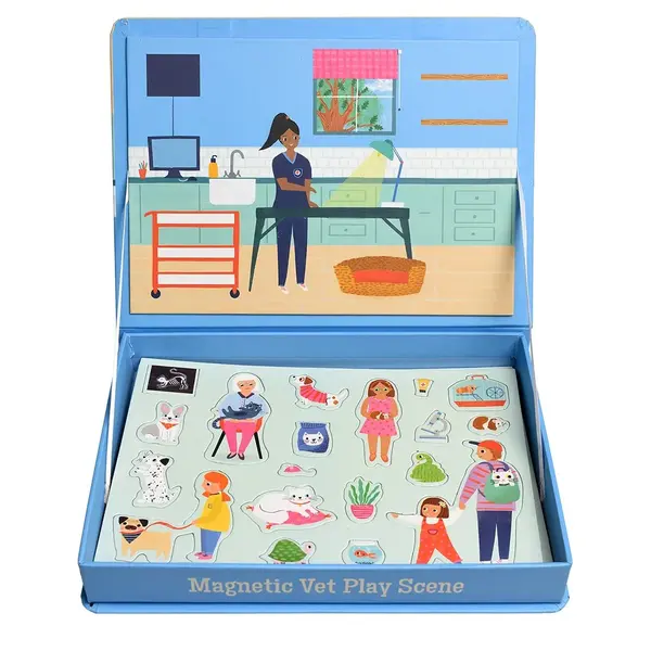 Carte magnetică Rex London - Veterinar, 75 piese