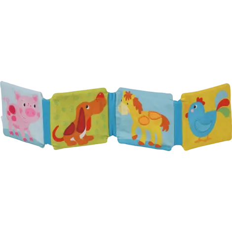 Carte textila cu sunete - zornait, chitait, fosnet, pentru bebelusi si toddleri