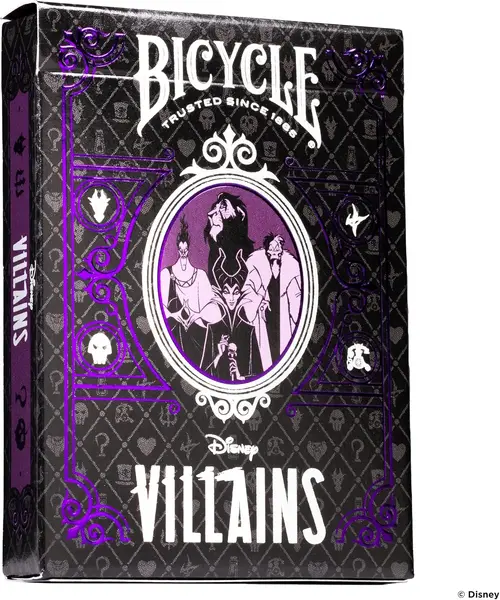 Cărți de joc Bicycle - Green & Purple Villains (sortiment)