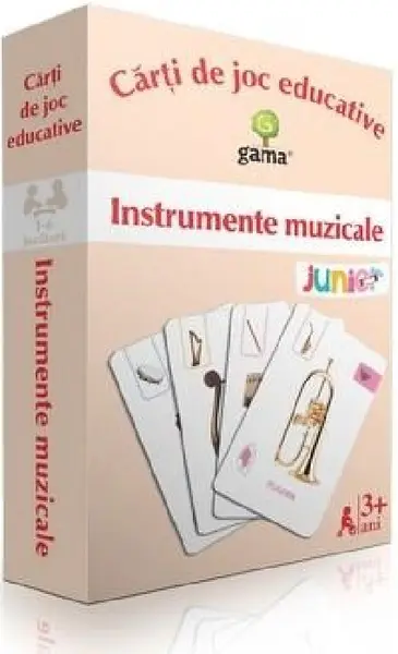 Carti de joc educative - Instrumente muzicale |
