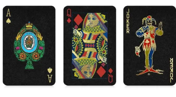Carti de joc - Number 1 - Black and Gold Deck | Waddingtons