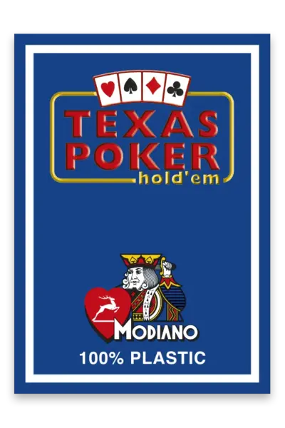 Carti de joc TEXAS POKER - 100% Plastic - Modiano