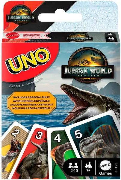 Cărți de joc UNO - Jurrasic World 4