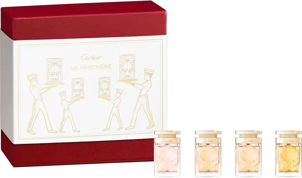 Cartier Set La Panthere Miniatures, 4 piese