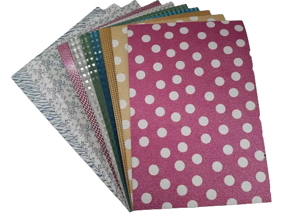 Carton cu sclipici pentru activitati crafts,multicolor, A4,10 culori set