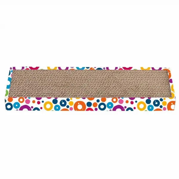 Carton de zgariat pentru pisici, model tabla, 45.72 12.7 4.45 cm PCUD98, Multicolor