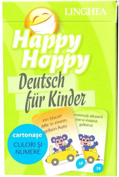 Cartonase educative - Happy Hoppy - Culori si numere |