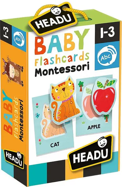 Cartonase educative Headu Montessori - Primele cuvinte