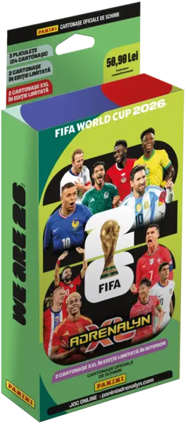 Cartonase Panini - FIFA World Cup Adrenalyn XL 2026 - Blister XXL | Panini