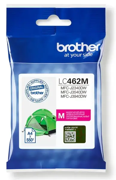 Cartus cerneala Brother LC-462M, capacitate 550 pagini (Magenta)