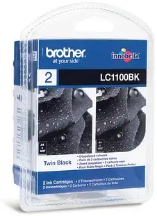 Cartus cerneala Brother LC1100BKBP2 (Negru - 2 x LC1100BK)