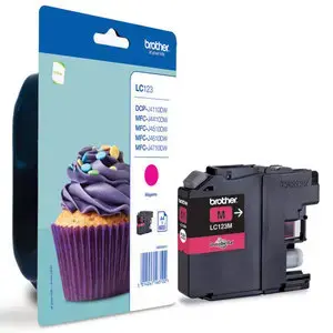 Cartus cerneala Brother LC123M (Magenta)