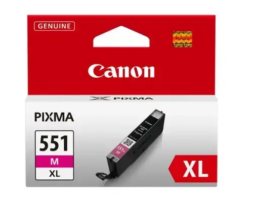 Cartus Cerneala Canon CLI-551XL, acoperire 660 pagini (Magenta)