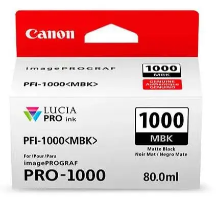 Cartus cerneala Canon PFI-1000MBK (Negru)