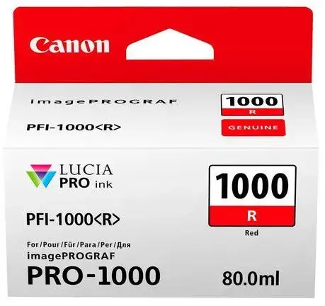 Cartus Cerneala Canon PFI-1000PGY, 80 ml (Rosu)