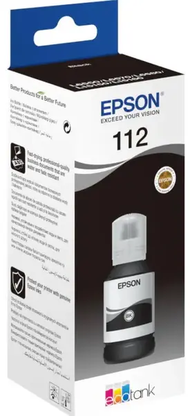 Cartus cerneala Epson 112 EcoTank, 127 ml (Negru)