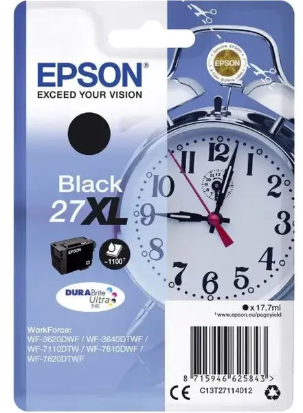 Cartus Cerneala Epson DURABrite T2711 XL, 17.7 ml (Negru)